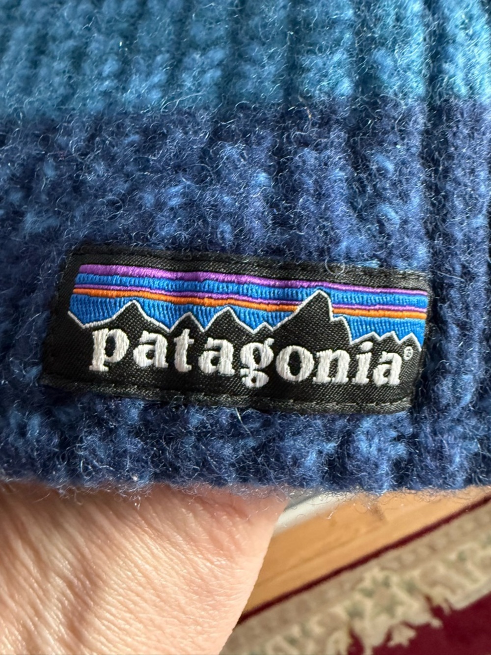 Patagonia x Nanigans Collab Speedway Striped Knit Unisex Lined Beanie VGUC - Picture 2 of 7